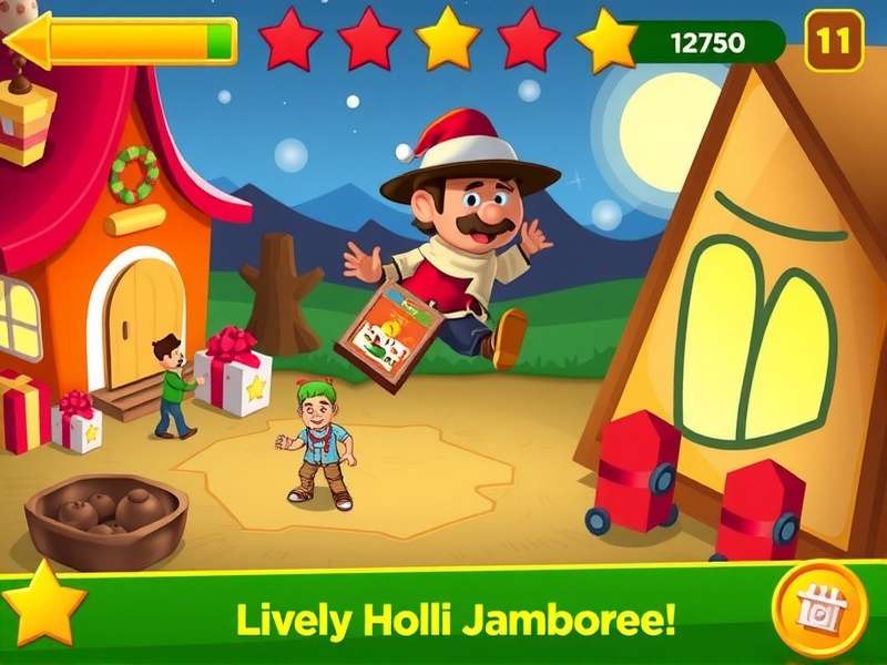 Lively Holi Jamboree gameplay screenshot